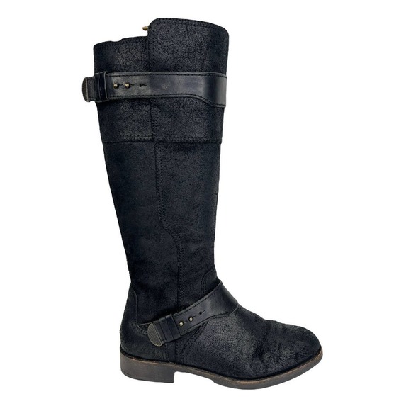 UGG Australia Womens Black Dayle 1007671 Suede Mid Calf Western Boots Size US 6 - Picture 1 of 9
